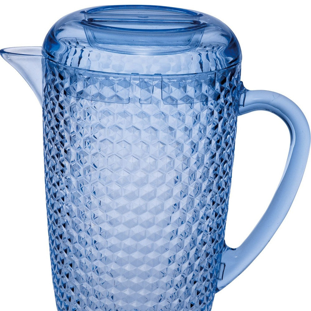 2.5 Quart Blue Diamond Acrylic Pitcher-3