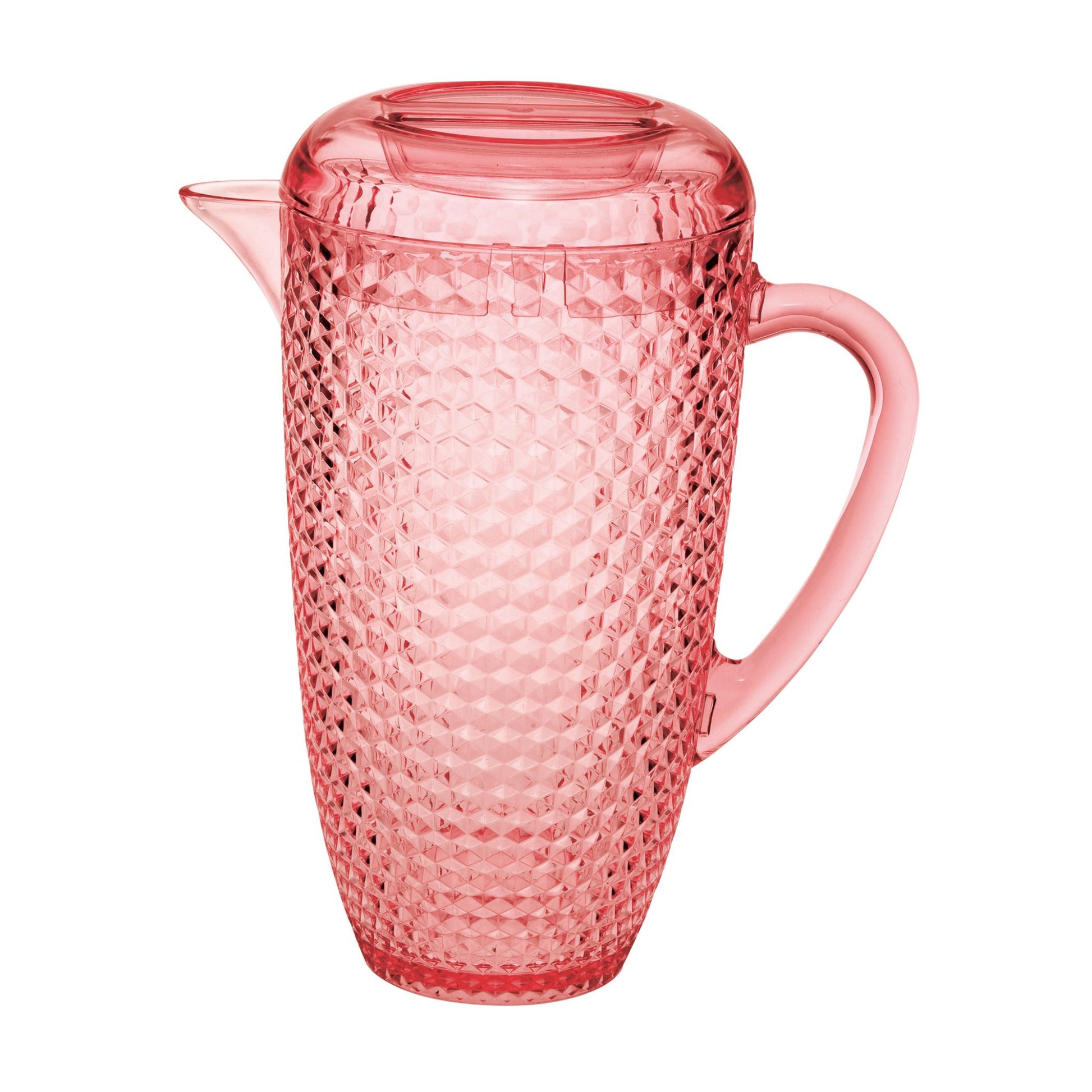 2.5 Quart Pink Diamond Acrylic Pitcher-0
