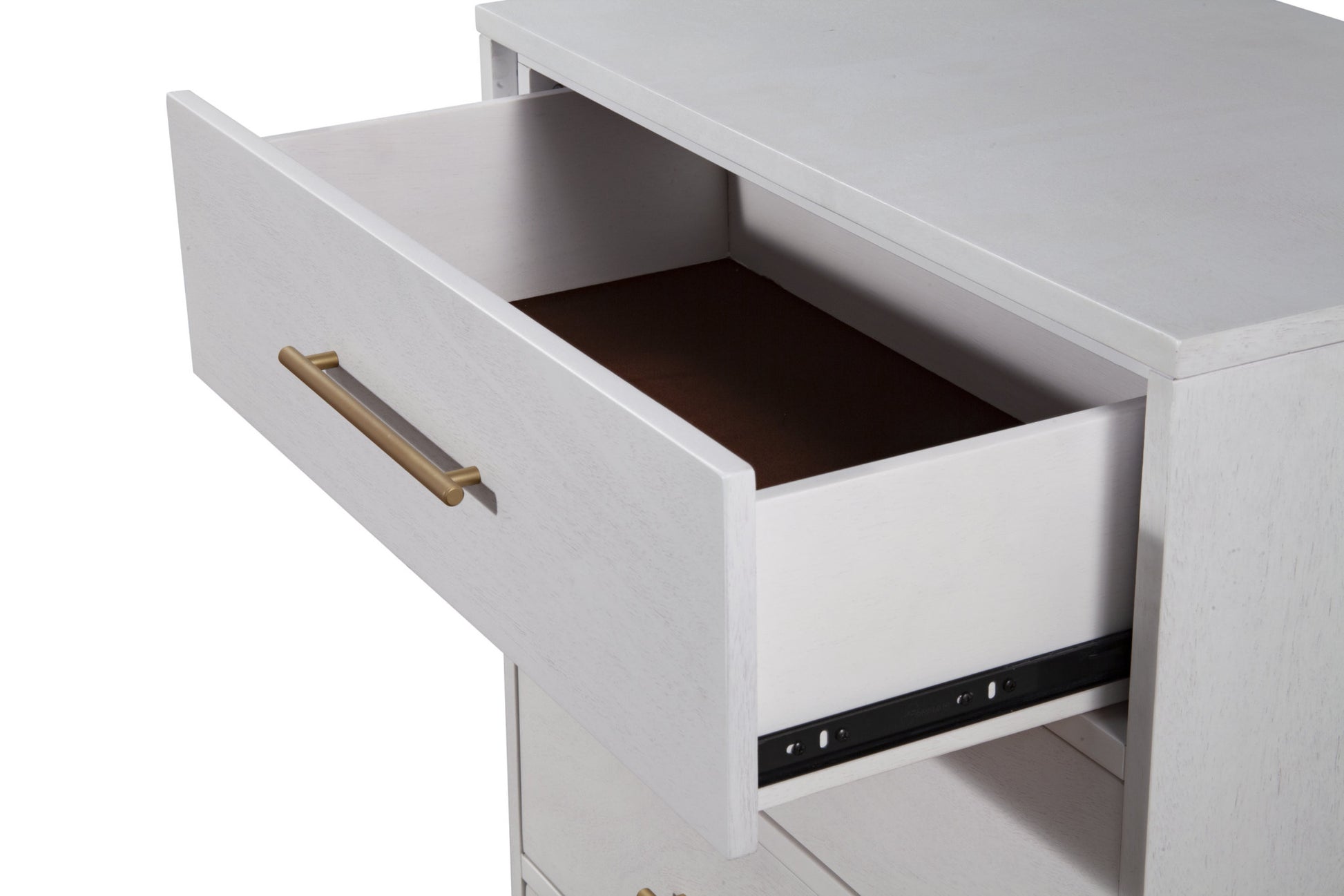 36" White Solid Wood Three Drawer Chest-3