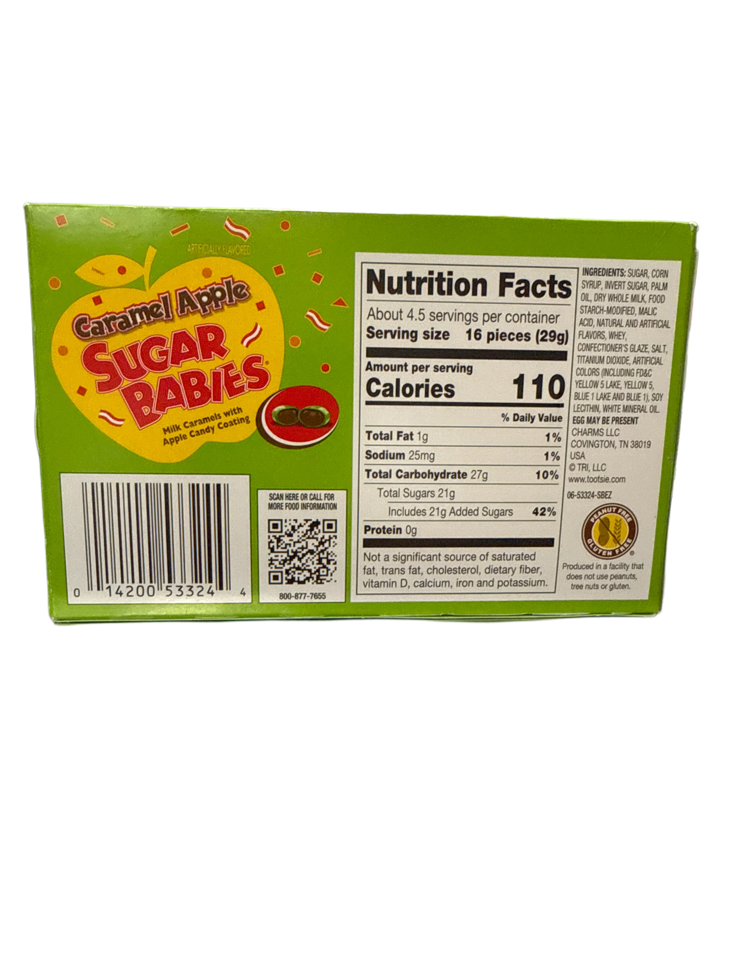 Sugar Babies Caramel Apple Candies 134G -U.S Edition
