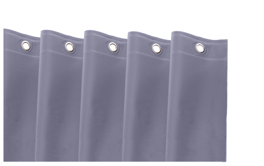 72" Blue Vinyl Shower Curtain Liner-0