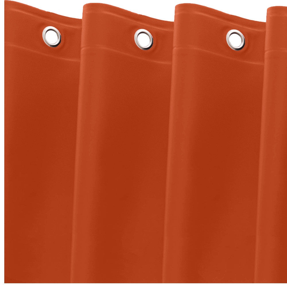 72" Terra Cotta Vinyl Shower Curtain Liner-2