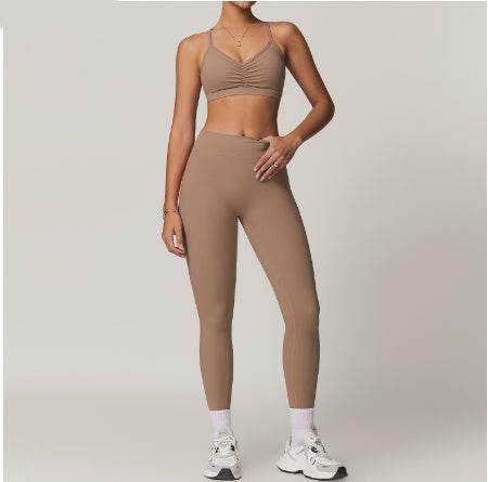 2pcs Yoga Outfit set Sport Fitness Workout Gym wear for women