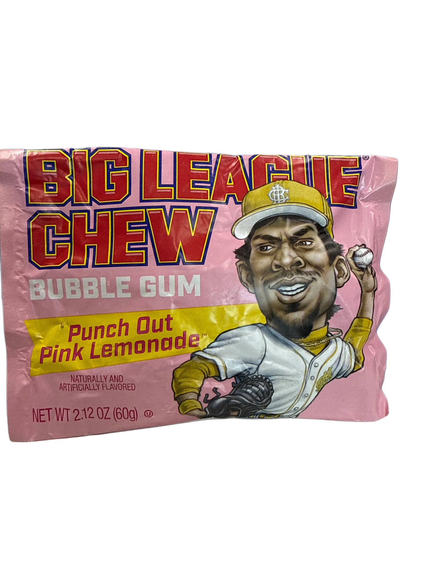 Big League Chew Punch Out Pink Lemonade 60G - U.S Edition