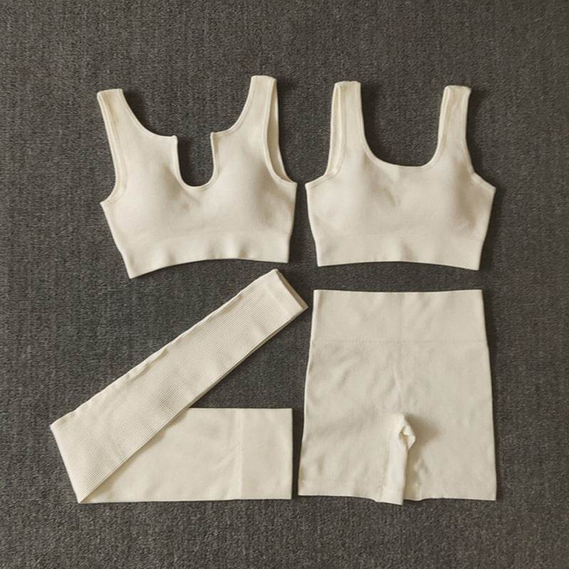 6pcs Yoga Workout Outfit set for women Gym clothes