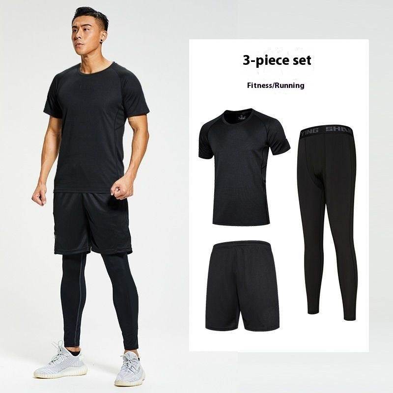 Fitness apparel - Quick Drying Workout clothes for men Gym wear