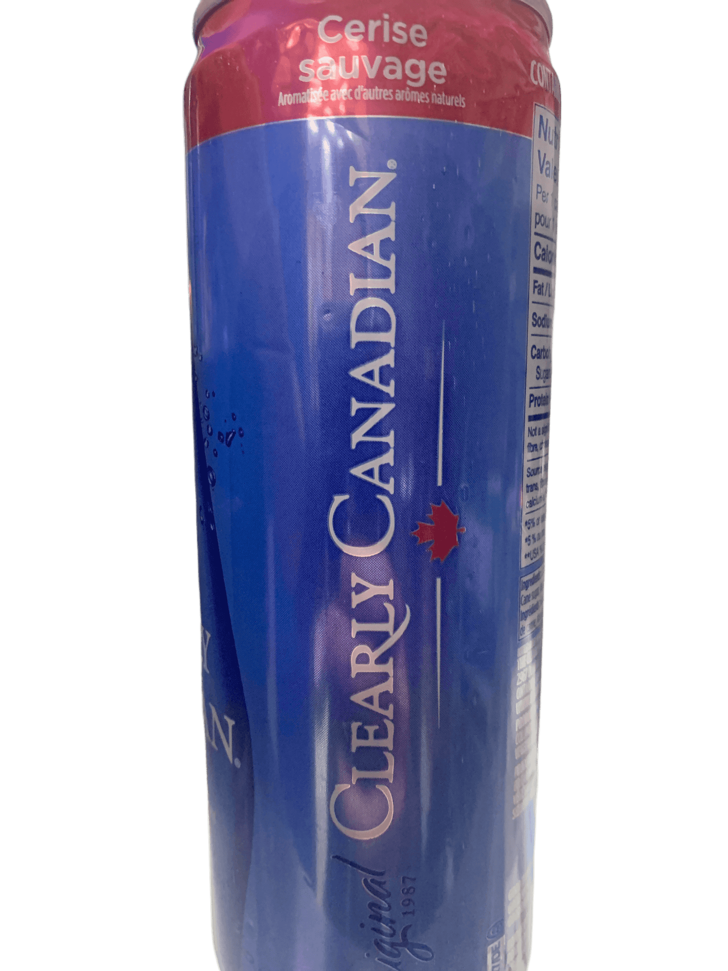 Clearly Canadian Sparkling Wild Cherry Cans 355ML - Canadian Edition