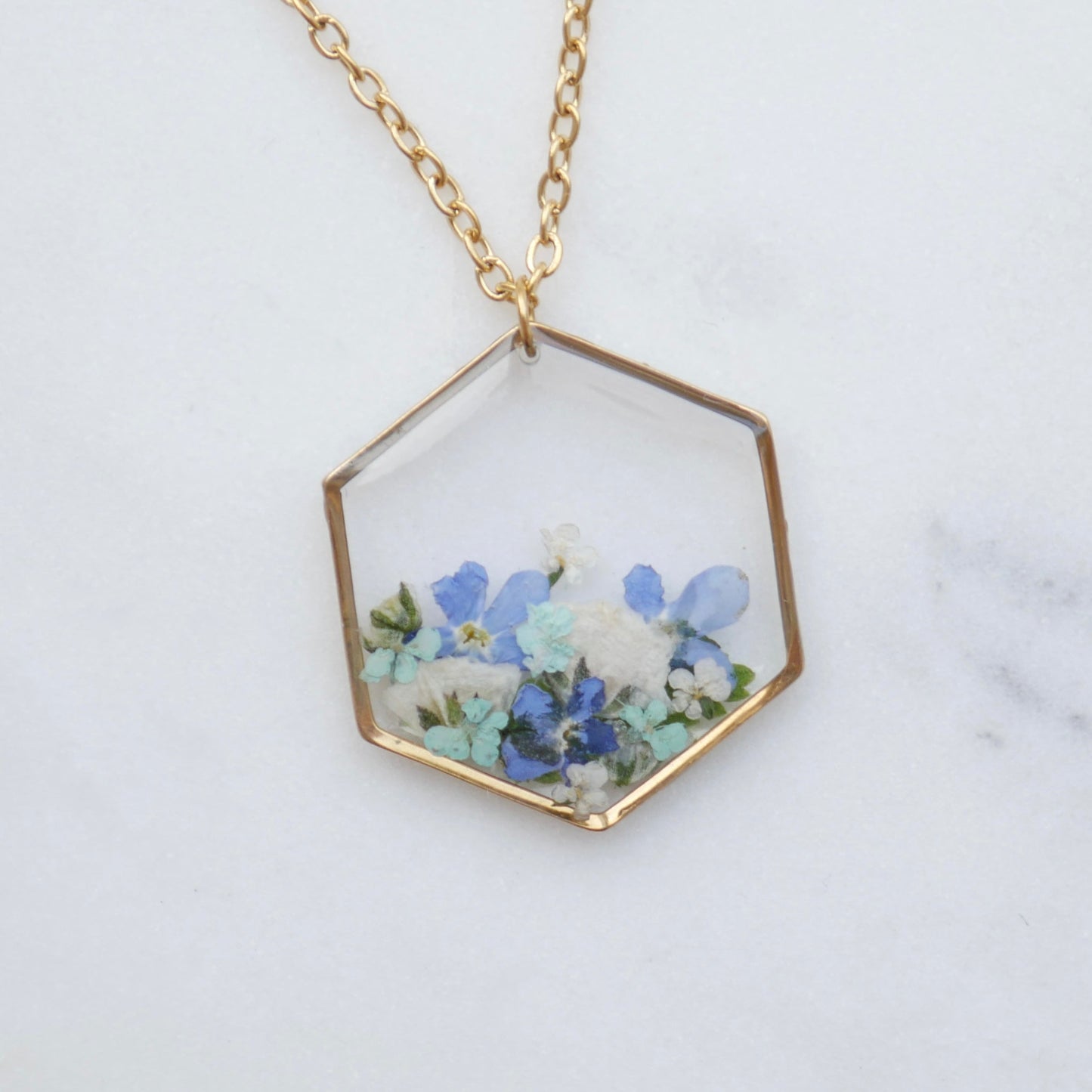 Collier bouquet - hexa (moyen)