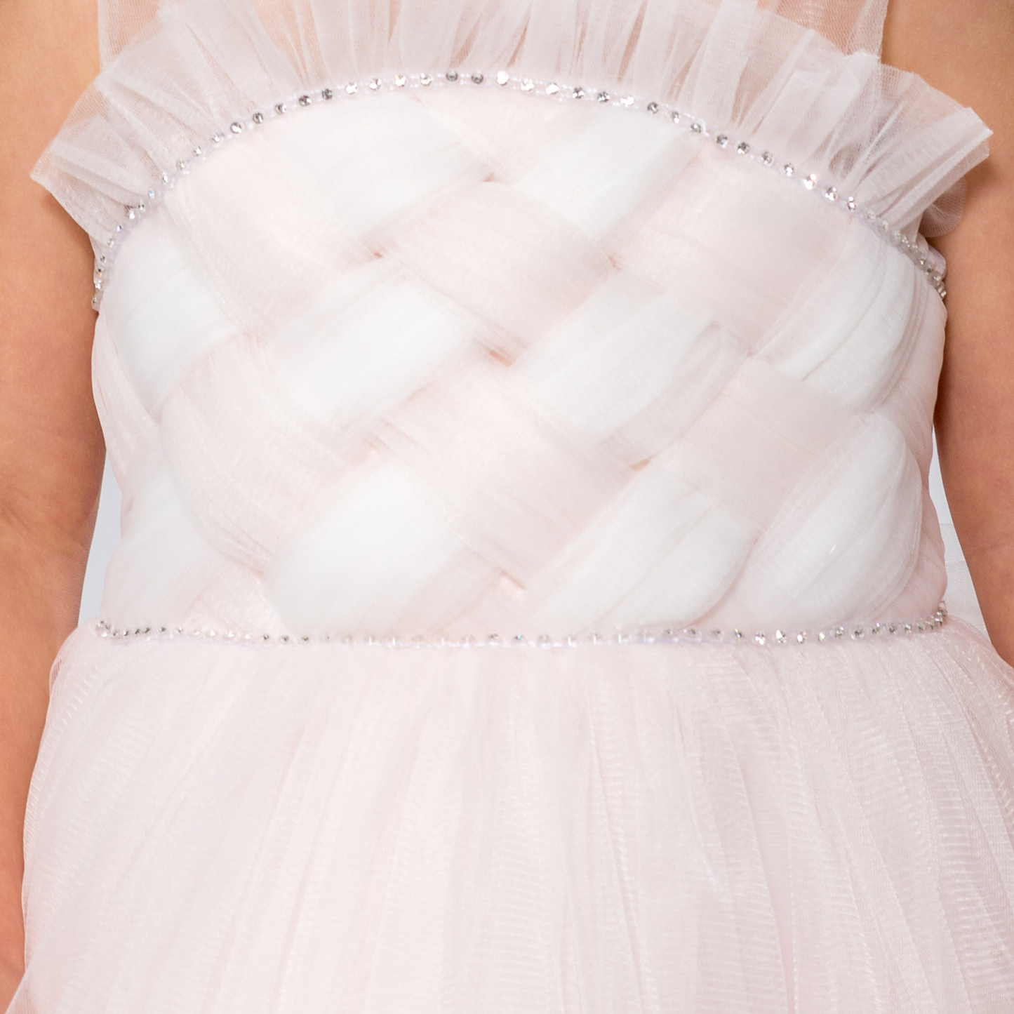 Christine Cross Elegant Girls' Wedding Dress-2