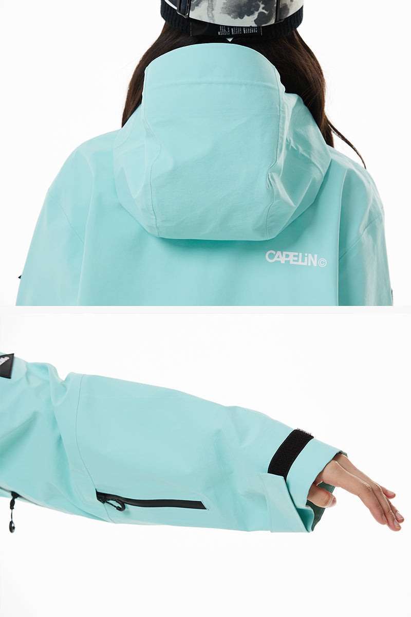 Alpha Unisex 3L Shell Snowboard Jacket