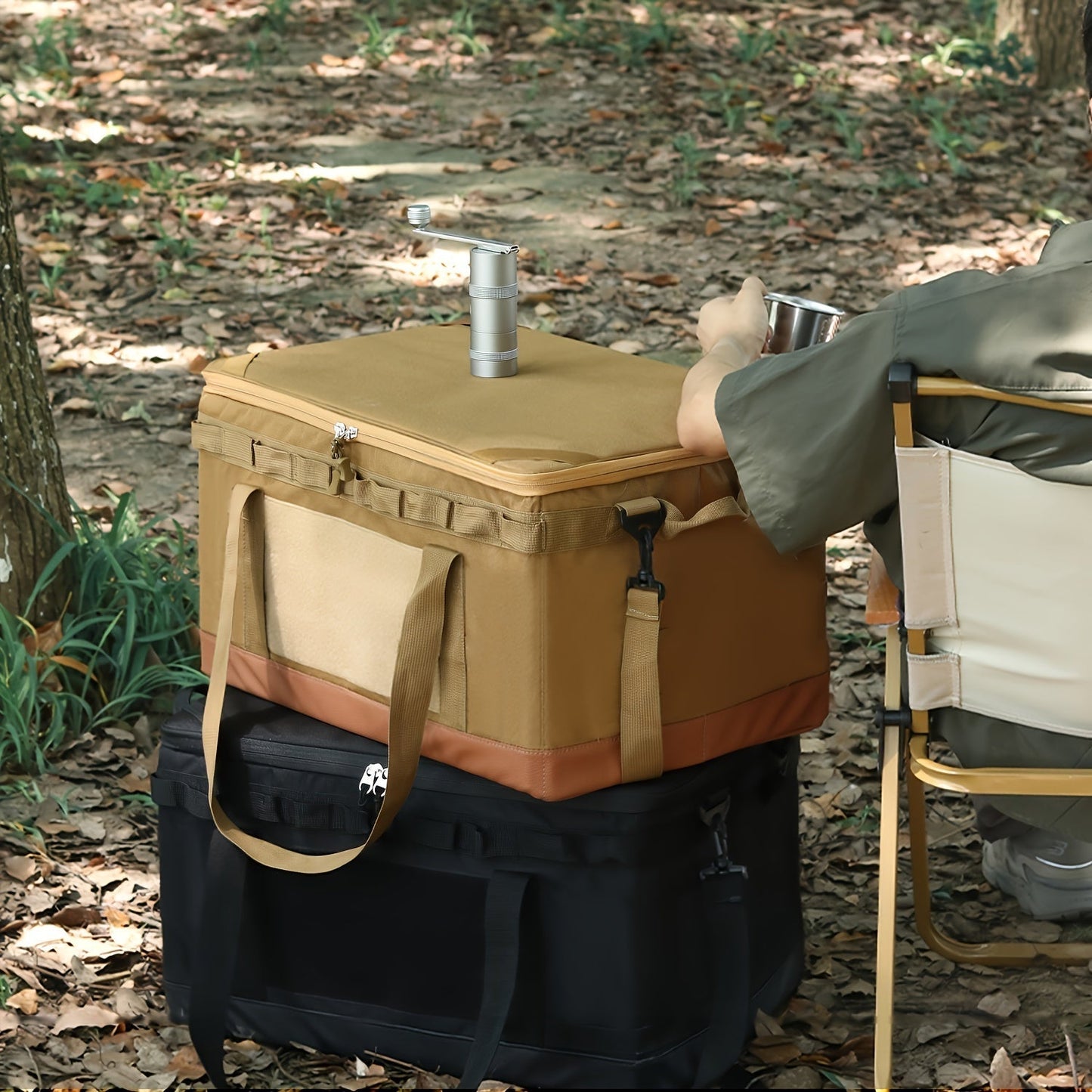 Camping Storage Bag Organizer with Shoulder Strap-2