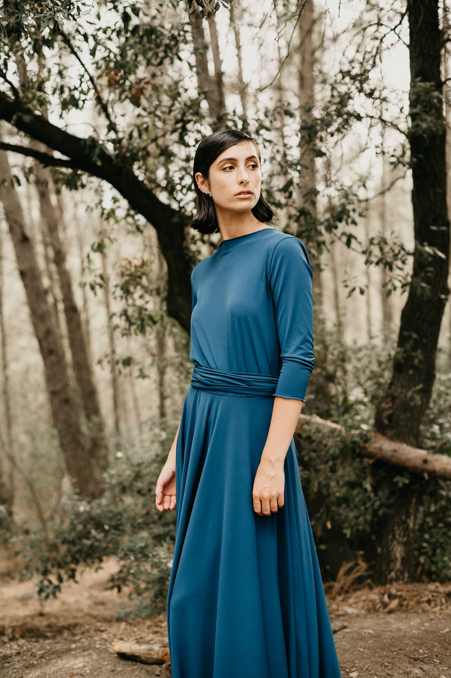 INFINITY MAXI DRESS MANGA 3/4-0