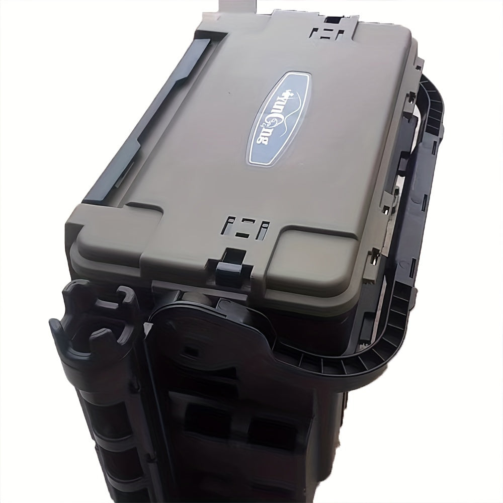 Double-Layer Outdoor Storage Box with Adjustable Dividers-3