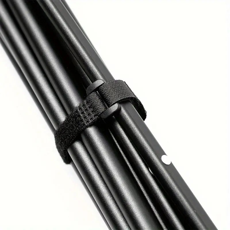 Portable Aluminum Alloy Folding Table for Outdoor Camping - Black-4