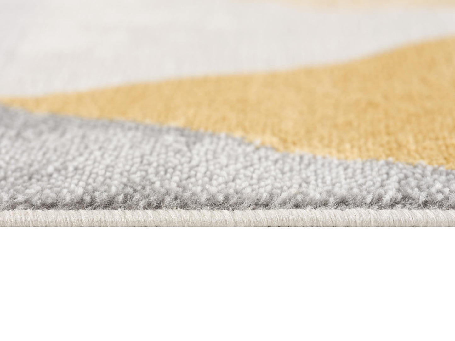 2' X 2' Yellow Beige And Gray Geometric Square Rug-7