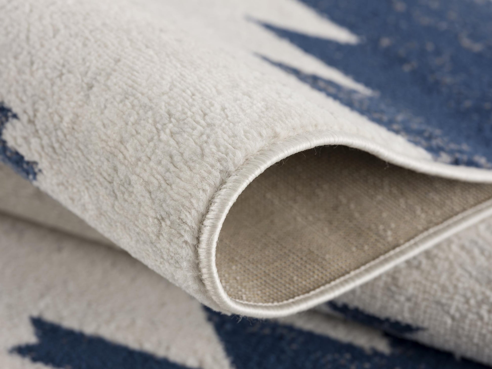 2' X 2' Blue Beige And Gray Southwestern Square Rug-6
