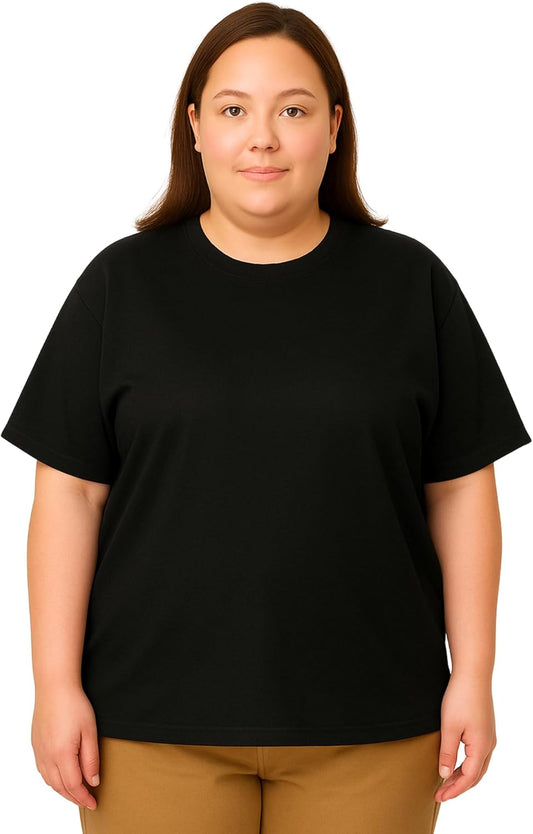 Misharen Pure Cotton Unisex Oversized T-Shirt, Short Sleeves, Dropped Shoulders for Men and Women-0