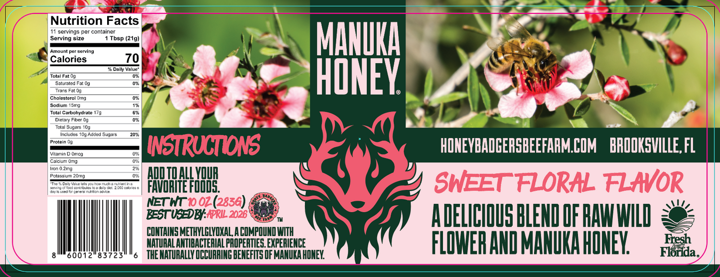 Manuka & Raw Florida Honey - Allergy Blend-3
