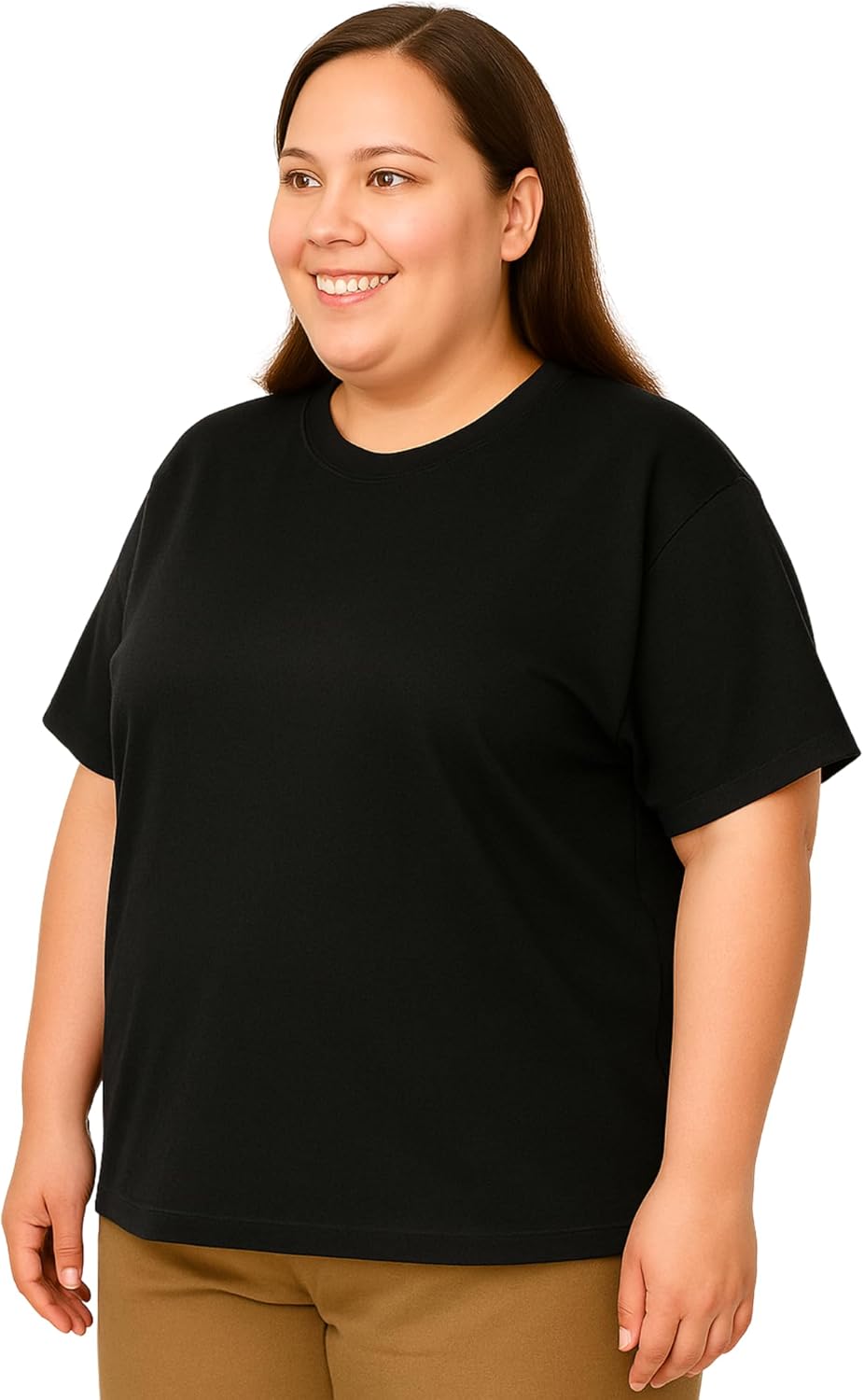 Misharen Pure Cotton Unisex Oversized T-Shirt, Short Sleeves, Dropped Shoulders for Men and Women-4