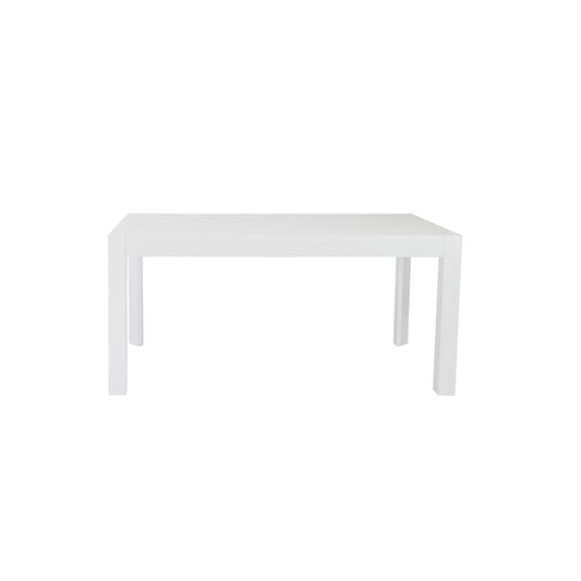 63" White Wood Dining Table-0