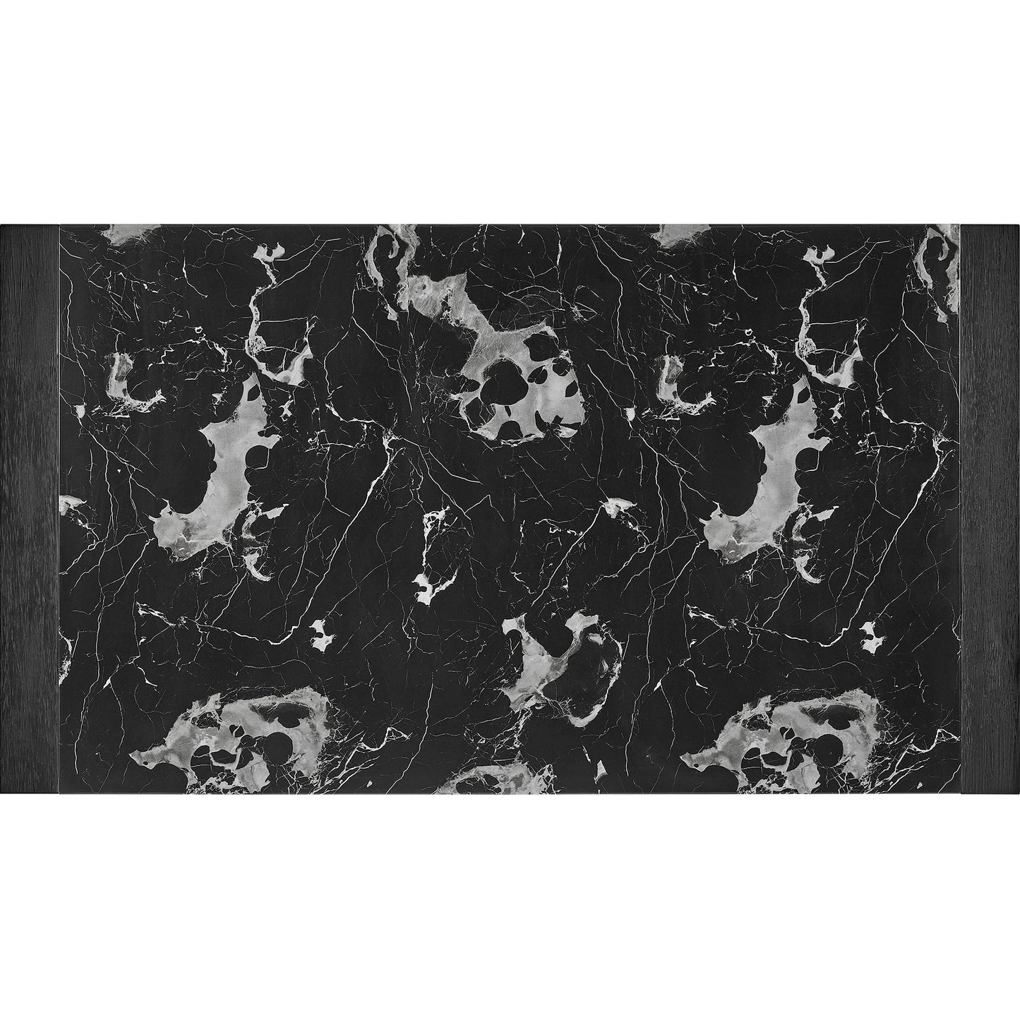 68" Black Wood Dining Table-4