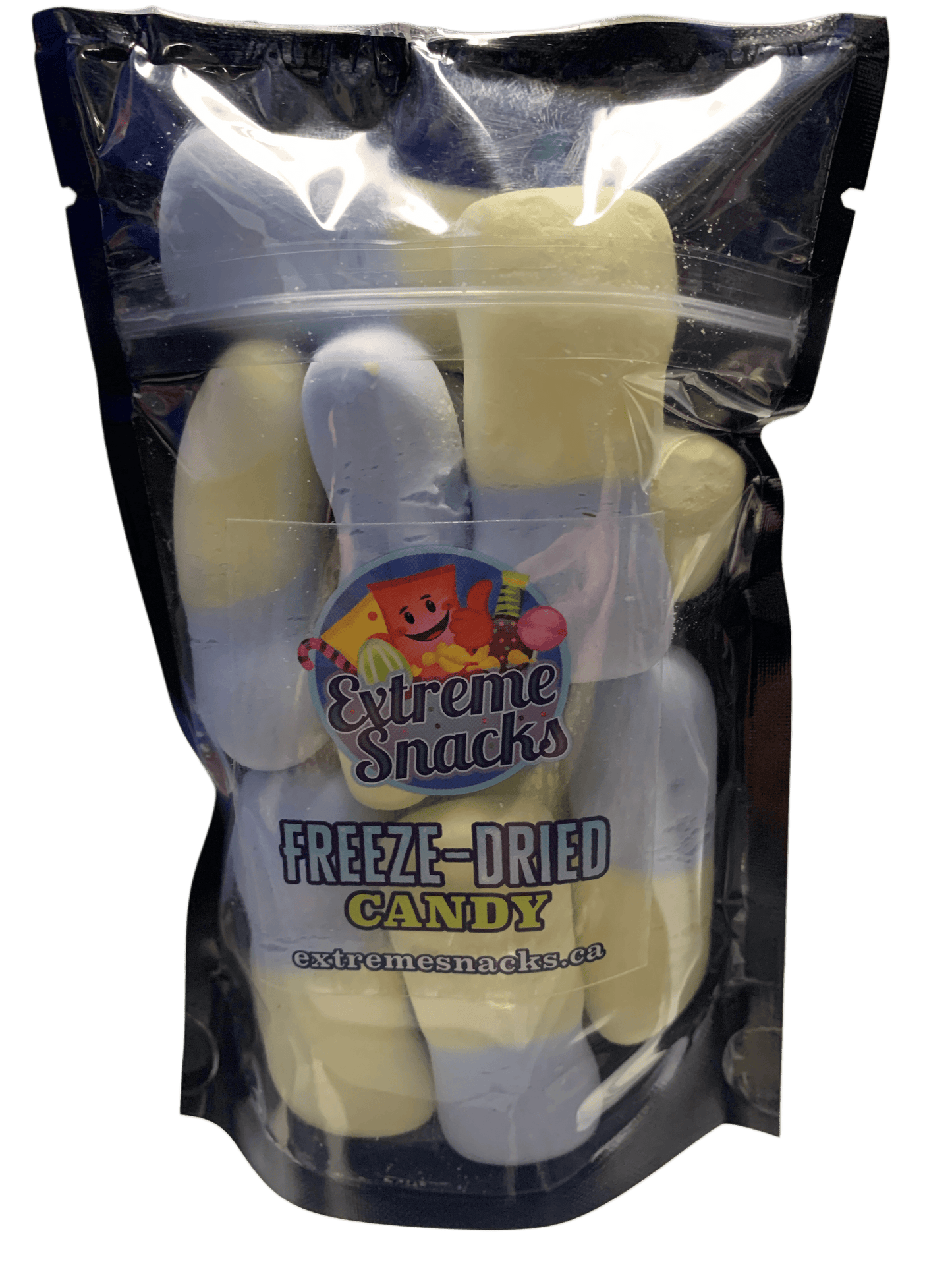 Extreme Snacks Freeze Dried Banana And Blueberry Squash 100G - Canadian Edition