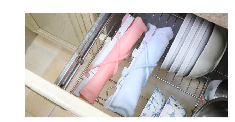 Reusable Silicone Food storage Bag Vacuum Seal Freezer Bag