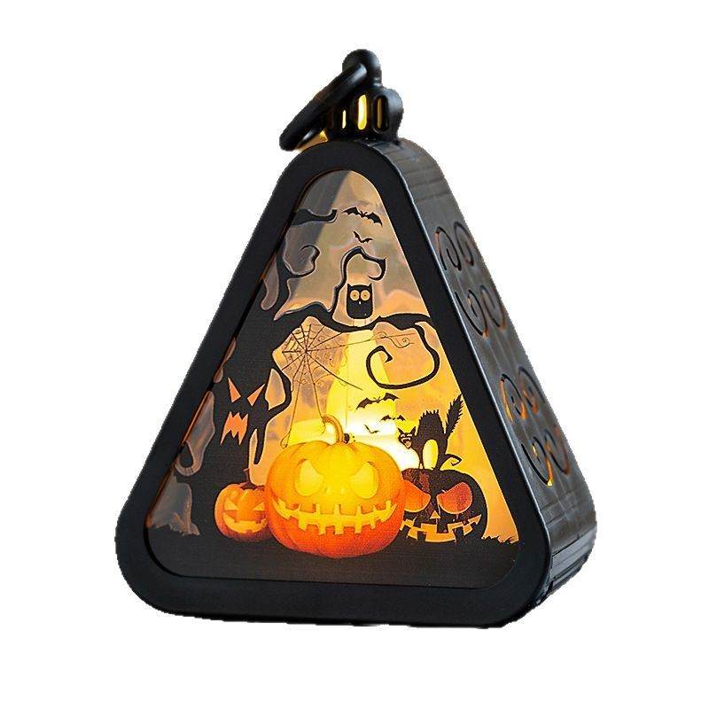 Halloween Decorations Portable Pumpkin Lamp Layout Props