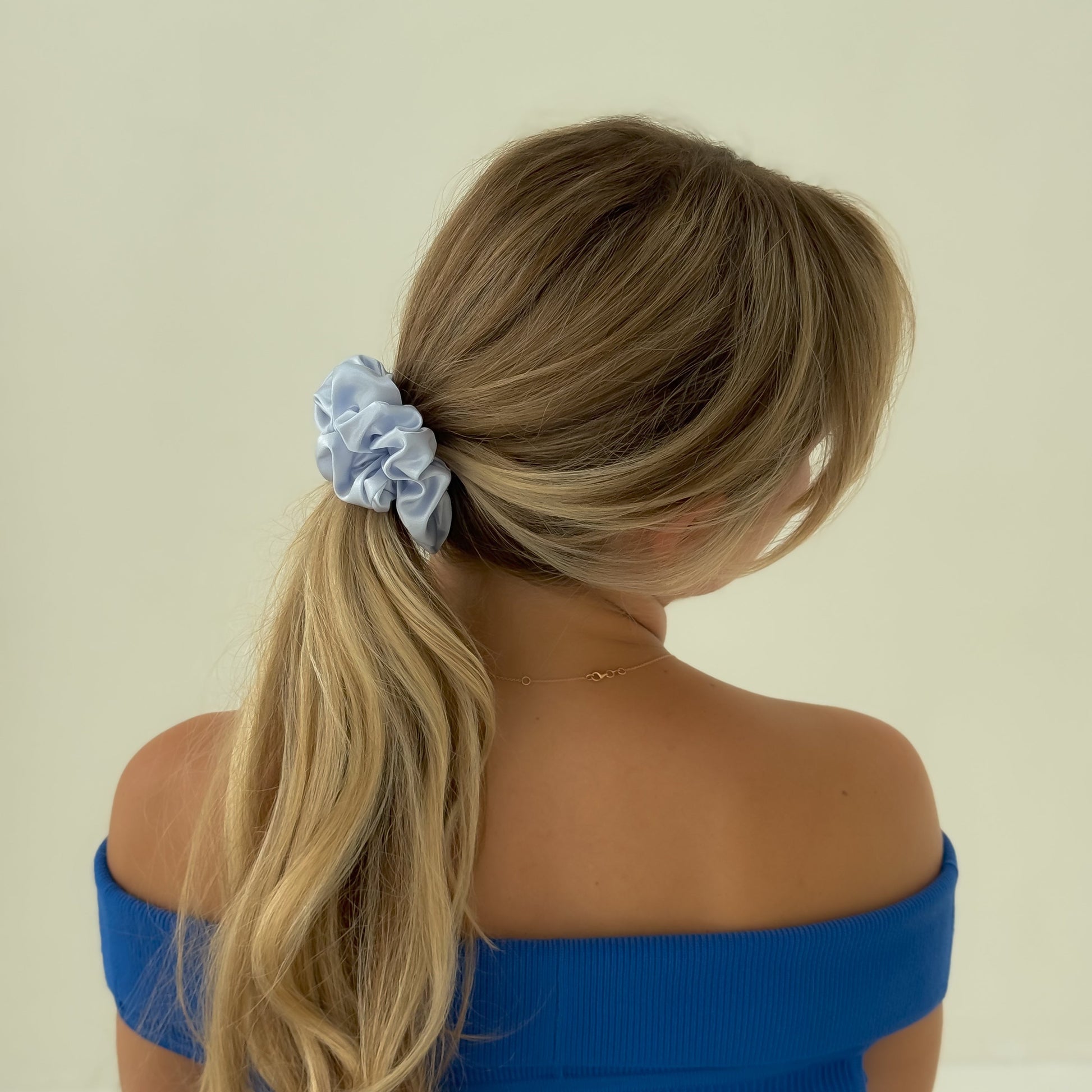 Organic Premium Silk Scrunchie - Halo-1