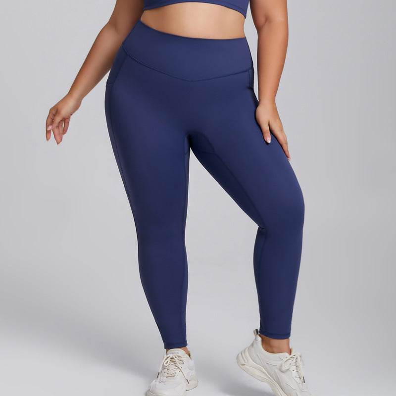 Plus Size Women Sports Workout Gym - Sleeveless Crop and Pant