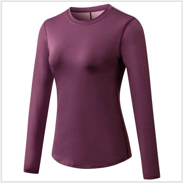 Quick Drying Breathable Long Sleeve Yoga Workout Gym T-shirt for women