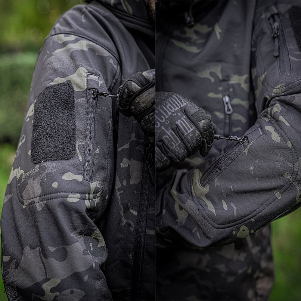 Army Outdoor Tactical Waterproof Softshell Fleece Jacket-1