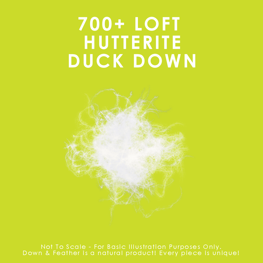 Hutterite White Down Duvet