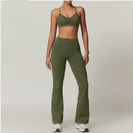 2pcs Yoga Outfit set Sport Fitness Workout Gym wear for women