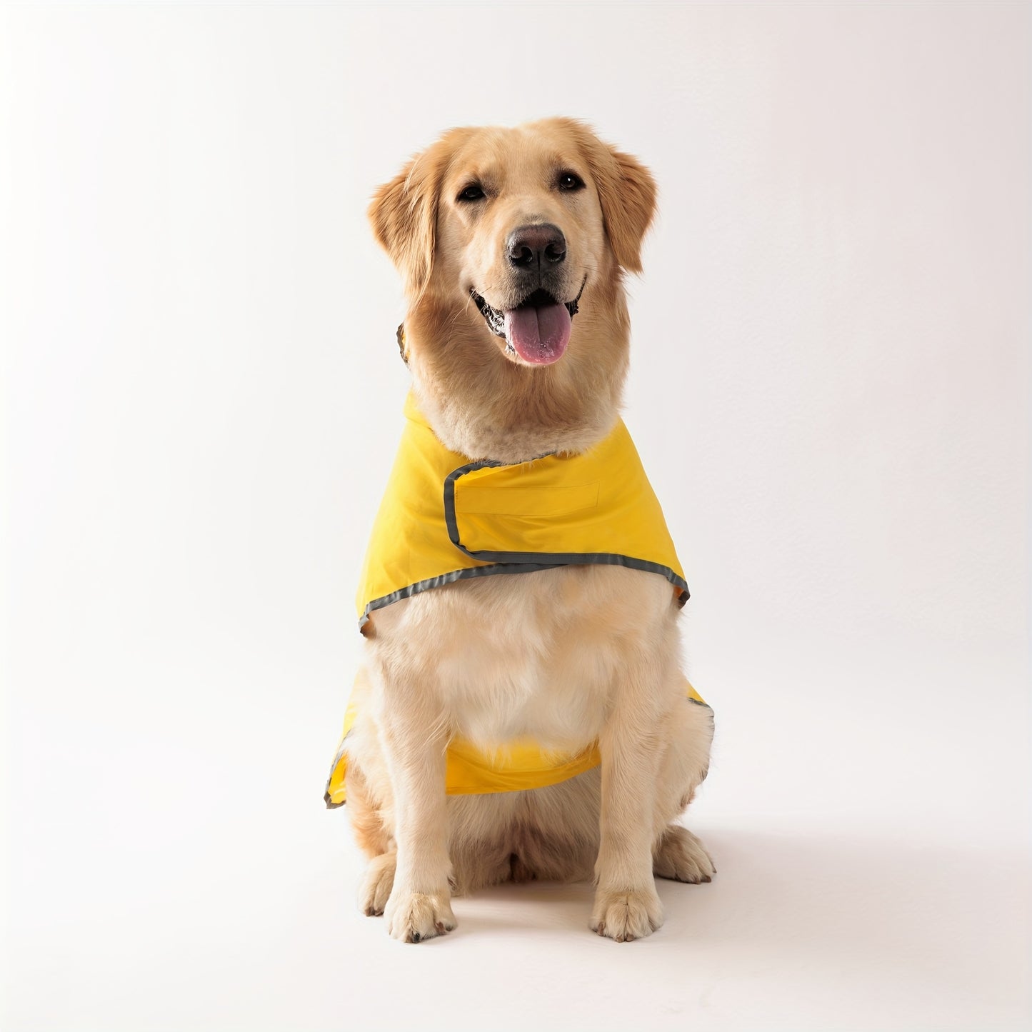 PETS TALE Reversible Waterproof Dog Raincoat - 1pc Polyester Pet Jacket with Duck Print - Machine Washable, Adjustable Straps for Small to Extra Large Breeds