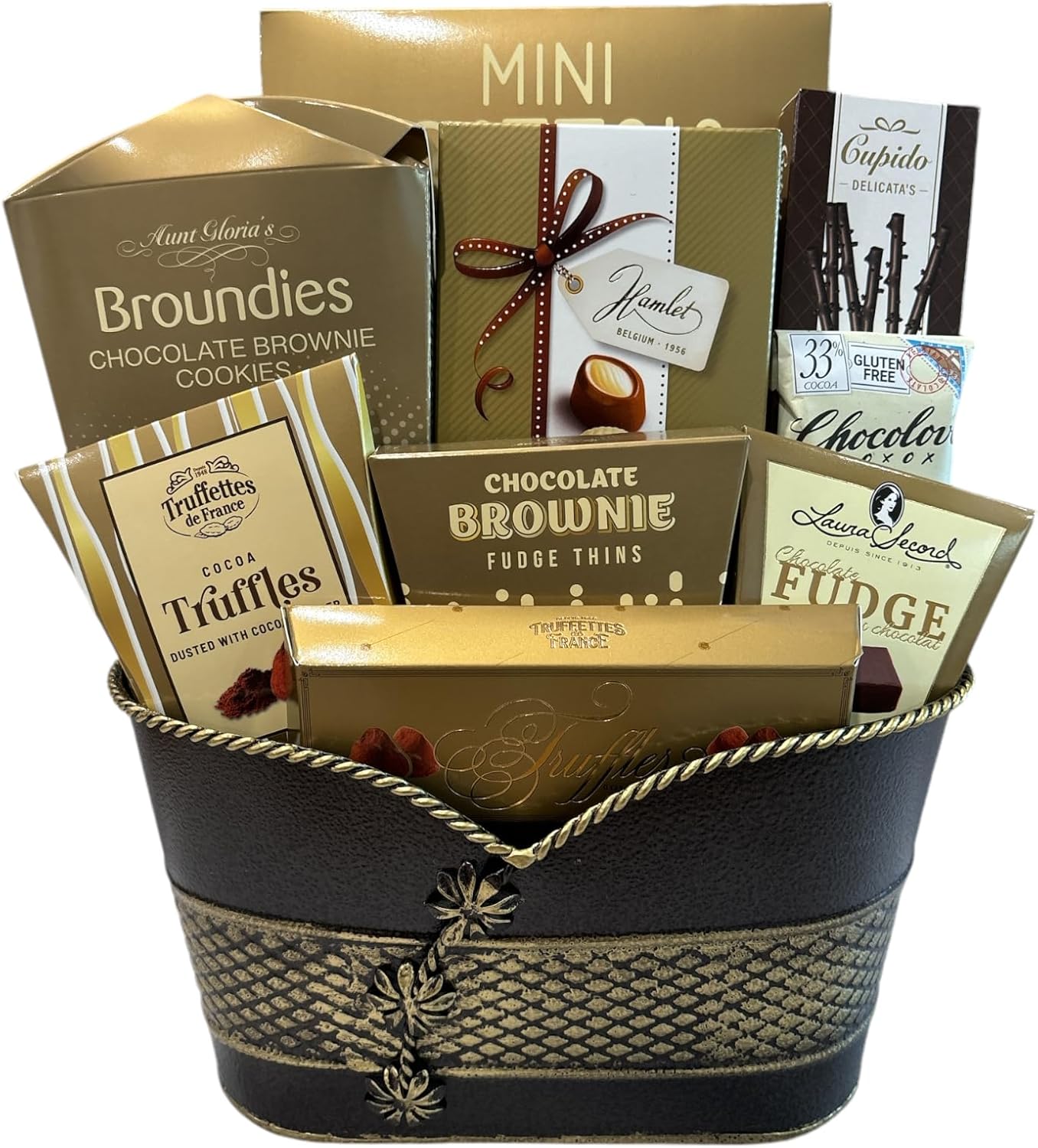 Chocolate Grand Treat - Includes pretzels, brownies, Belgium chocolate, fudge and more.-0