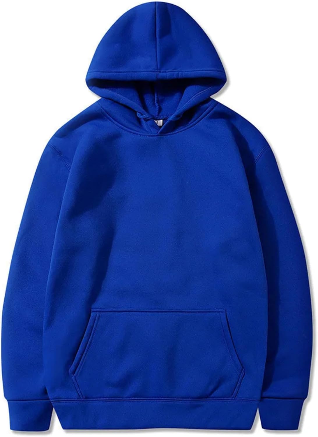 Light Weight Pullover Hoodie, 100% Polyester Fleece, Plain Sweatshirt for Men and Women, Regular Fit-1