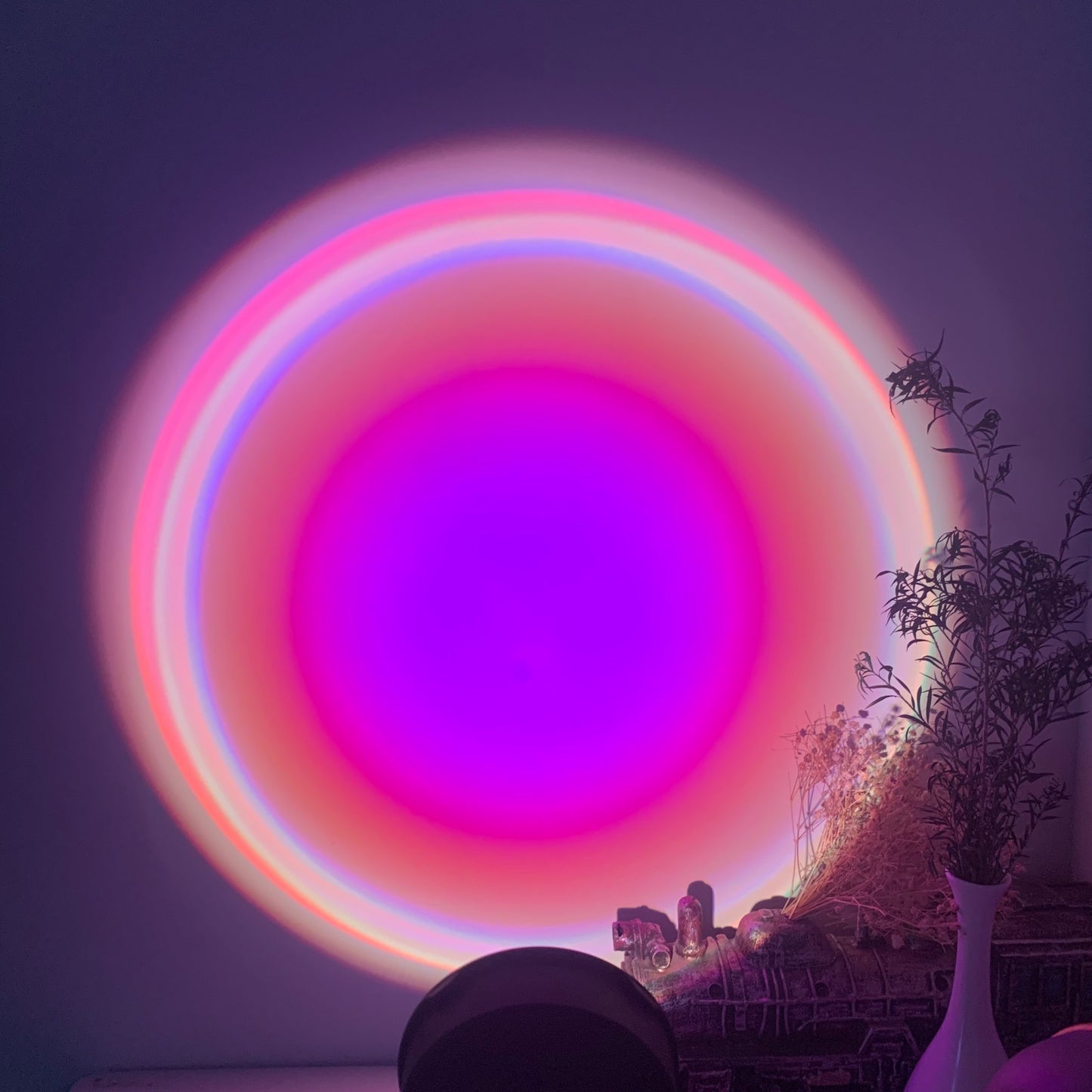 Small Sunset Atmosphere Lamp - Bedside Night Light for Bedroom - Christmas Decoration
