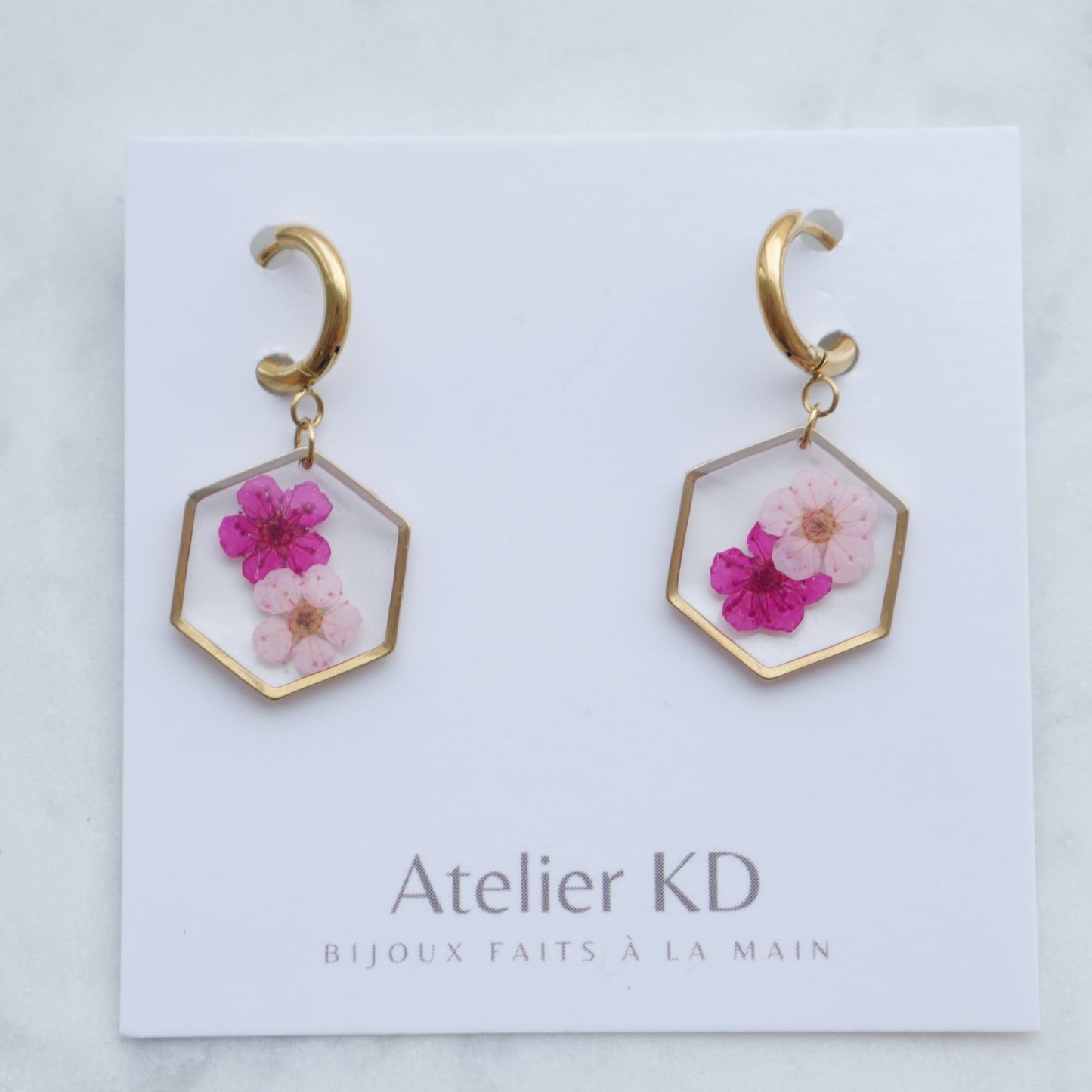 Edition Spéciale - Boucles d'oreilles Lola - hexa