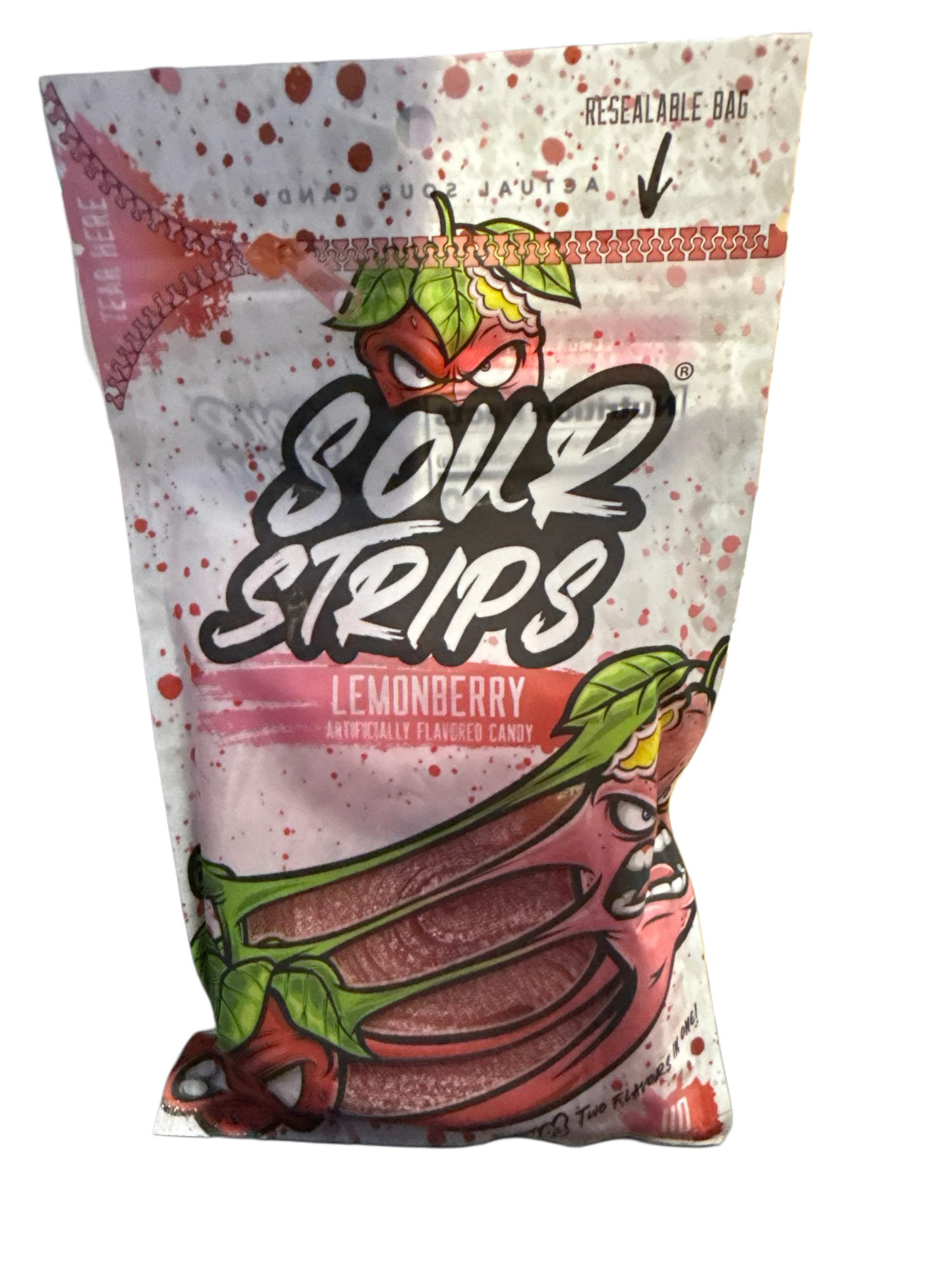 Sour Strips Lemonberry Flavour 96G - U.S Edition