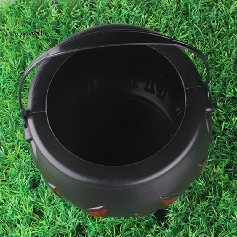 Creative Halloween Black Witch Flame Barrel Ornament