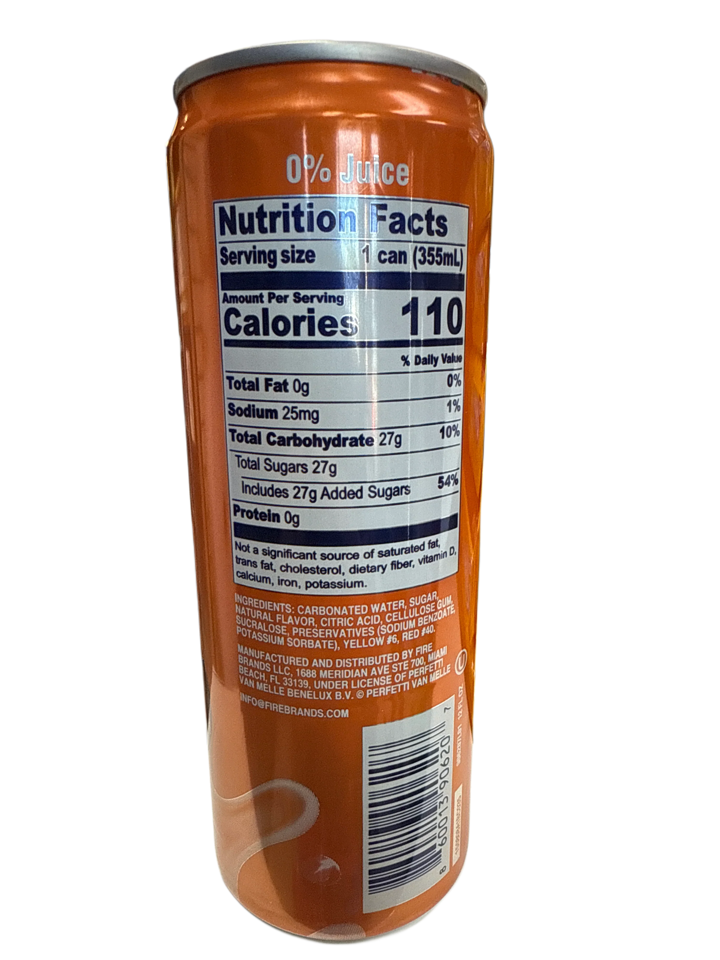 Air Heads Soda Orange Flavour 355ML – Exotic U.S Edition Drink