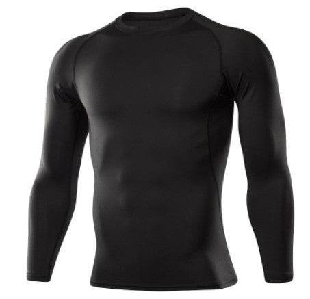 Men's Sports Quick-drying Long sleeve Workout Fitness T-shirt top