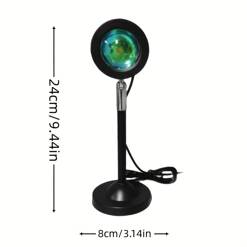 Small Sunset Atmosphere Lamp - Bedside Night Light for Bedroom - Christmas Decoration