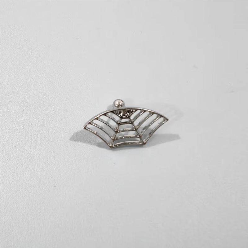 Spider Web Stud Earrings Personality Halloween Horror