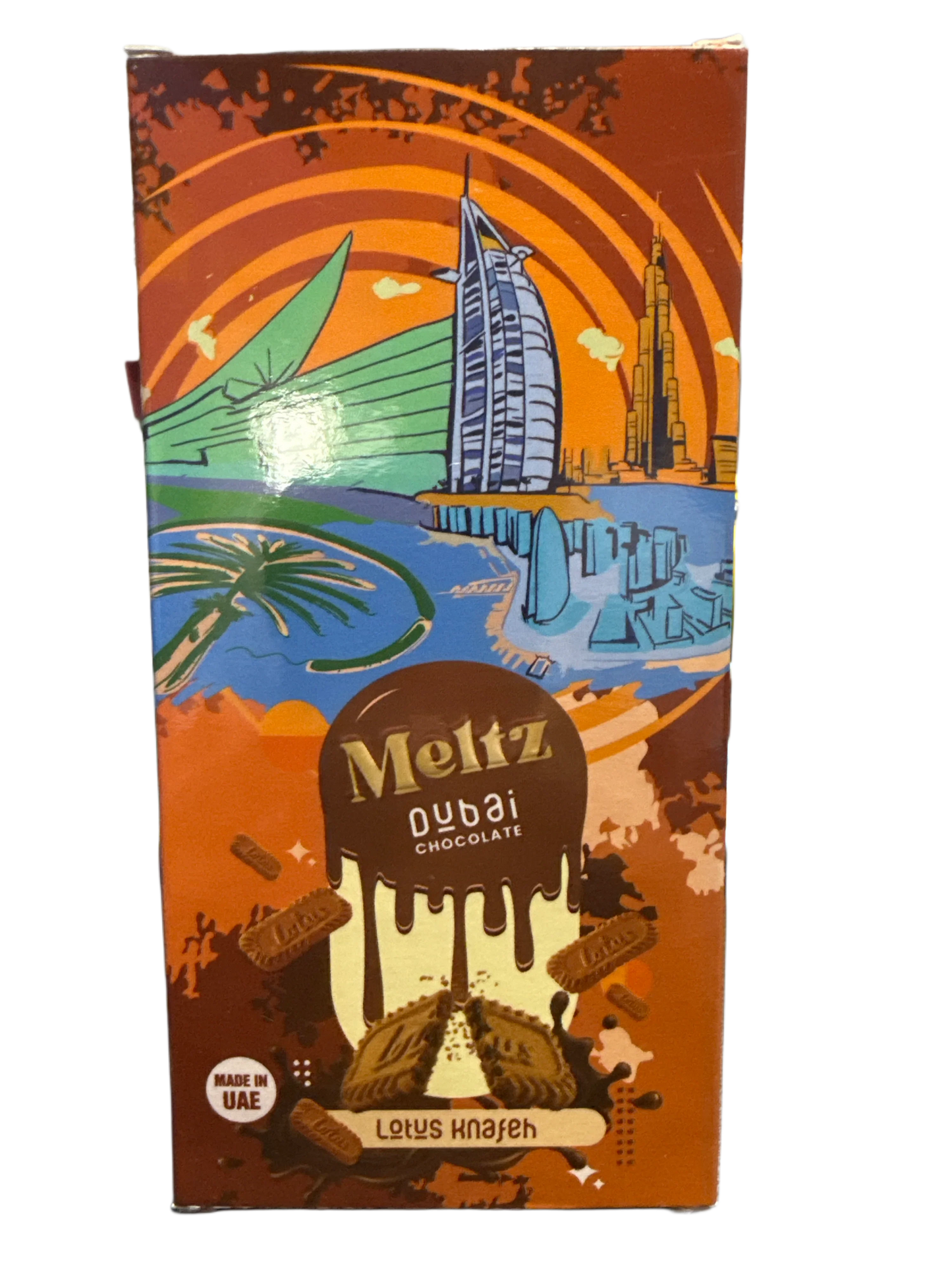Meltz Dubai Chocolate Lotus Knafeh Flavour 192G - Dubai Edition