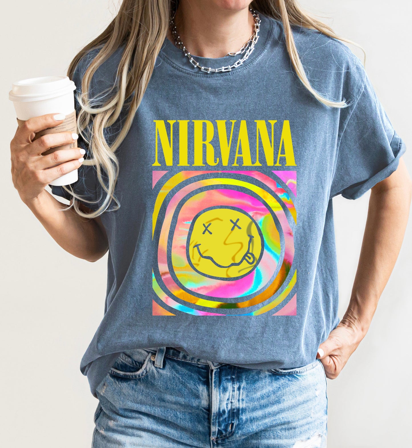Nirvana (Pink) - Comfort Tee-3