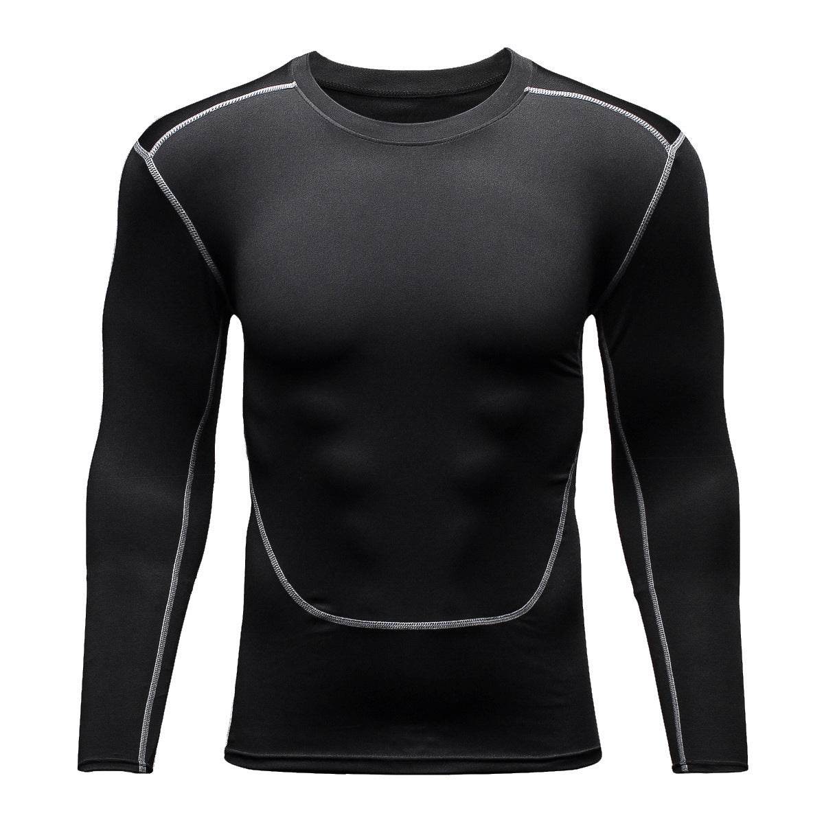 Men's Sports Quick-drying Long sleeve Workout Fitness T-shirt top