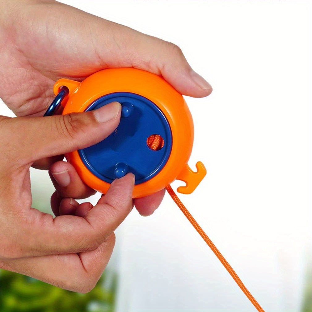 Portable Clothes Drying Line for Camping and Travel - Lightweight and Compact with 12 Clothespins Included