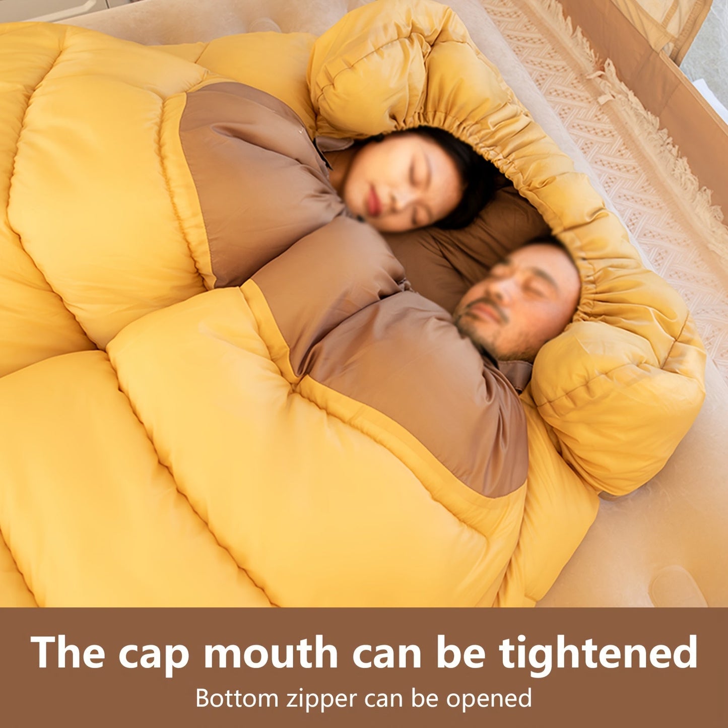 Double Sleeping Bag for Two Adults-2